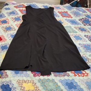 Moyuru black cotton silk blend dress